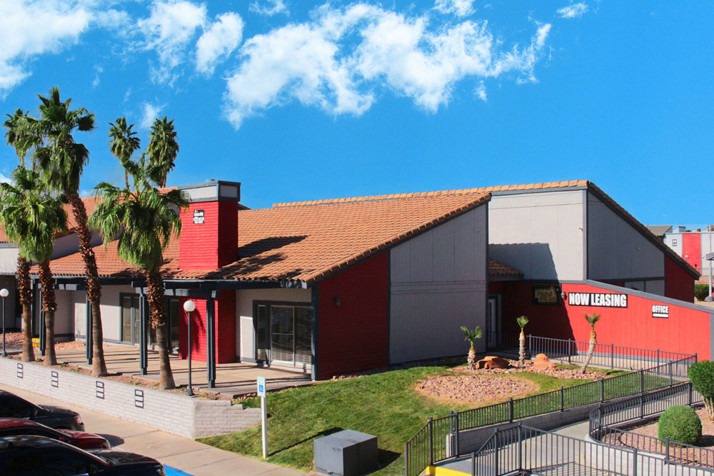 This image displays exterior photo of Sonoma Hills Apartments